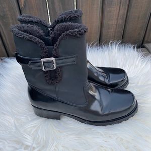 Trotters Black Boots Size 8
